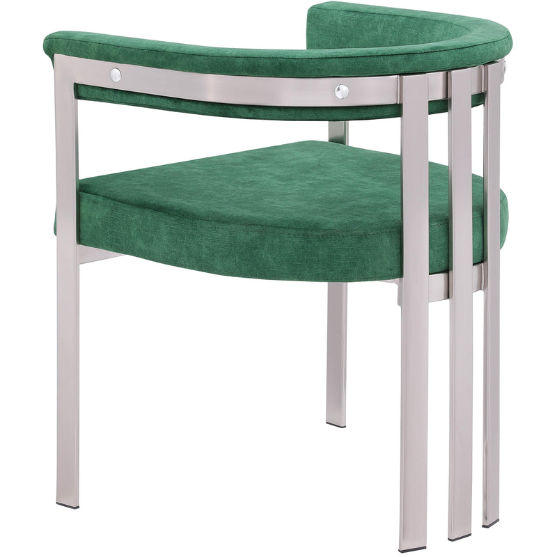 Meridian Marcello Green Velvet Dining Chair IMAGE 7