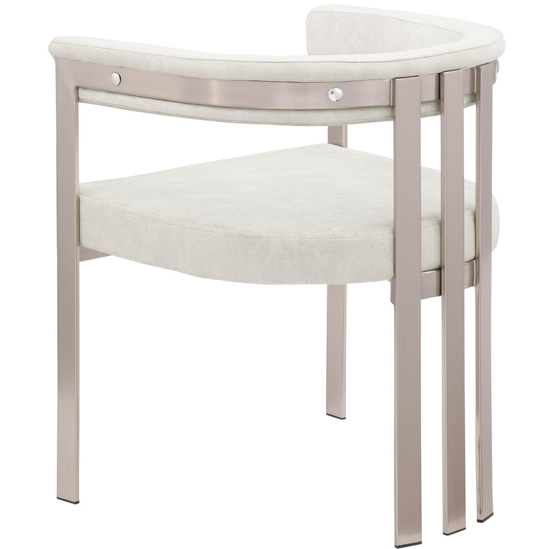 Meridian Marcello Stone Velvet Dining Chair IMAGE 7