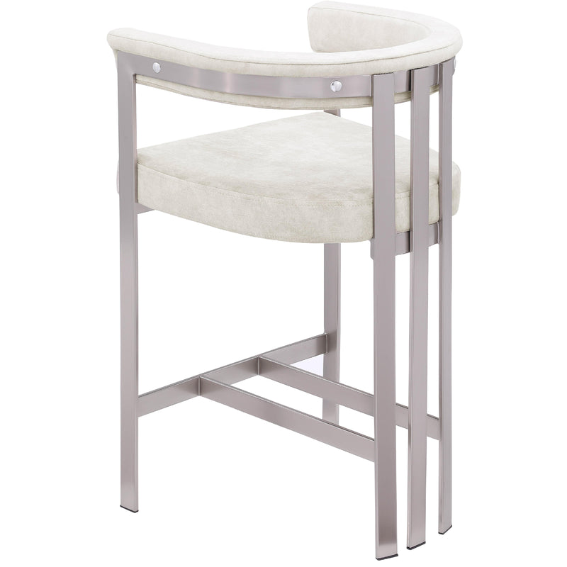 Meridian Marcello Stone Velvet Counter Stool IMAGE 7