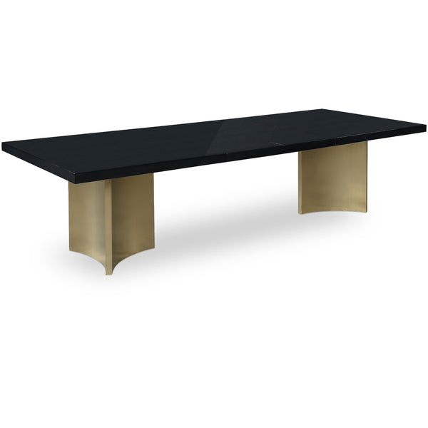 Meridian Immerse Black Dining Table (3 Boxes) IMAGE 1