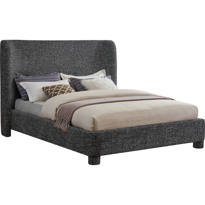 Meridian Penny Black Polyester Fabric Queen Bed IMAGE 7
