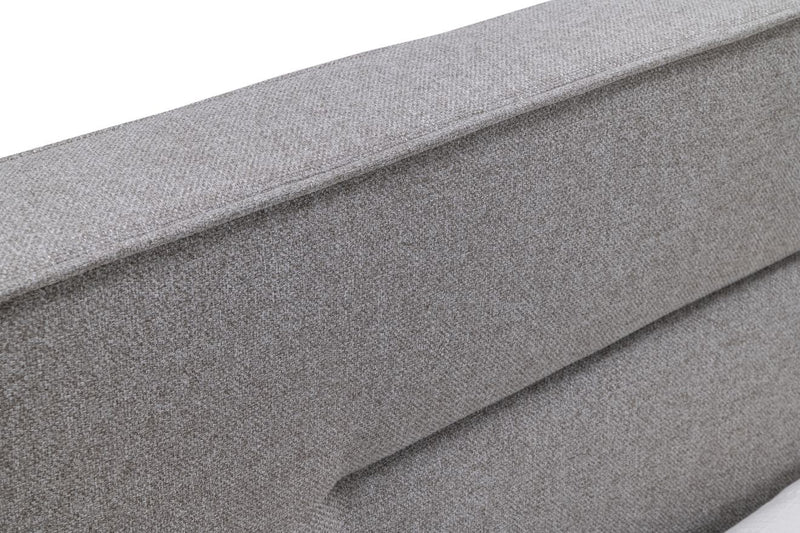 Nova Domus Juliana - Italian Modern Grey Upholstered Bed