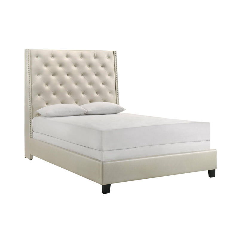 Crown Mark Chantilly Queen Upholstered Platform Bed 5265PL-Q-FRW/5265PL-Q-HB IMAGE 1