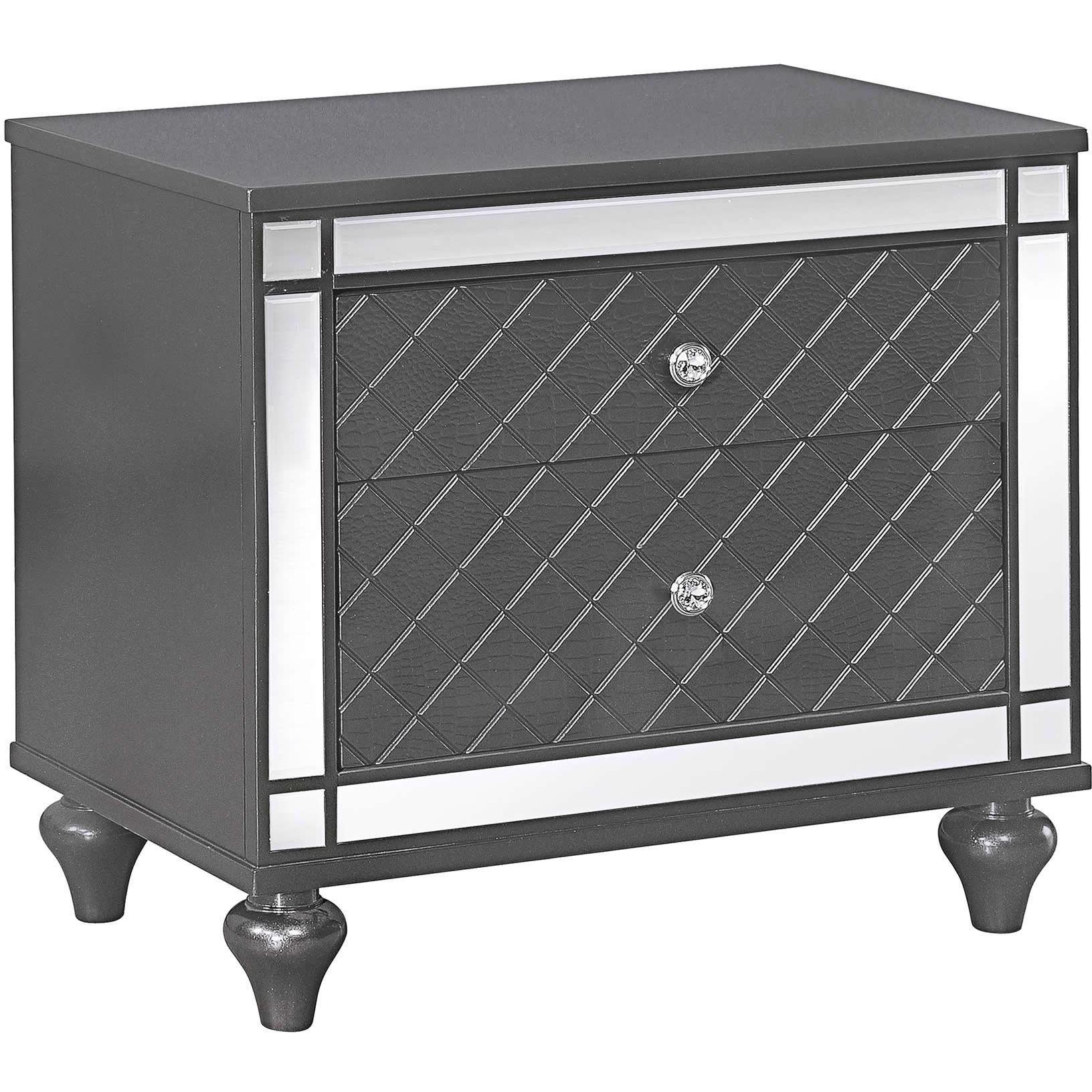 Crown Mark Refino 2-Drawer Nightstand B1670-2N IMAGE 1