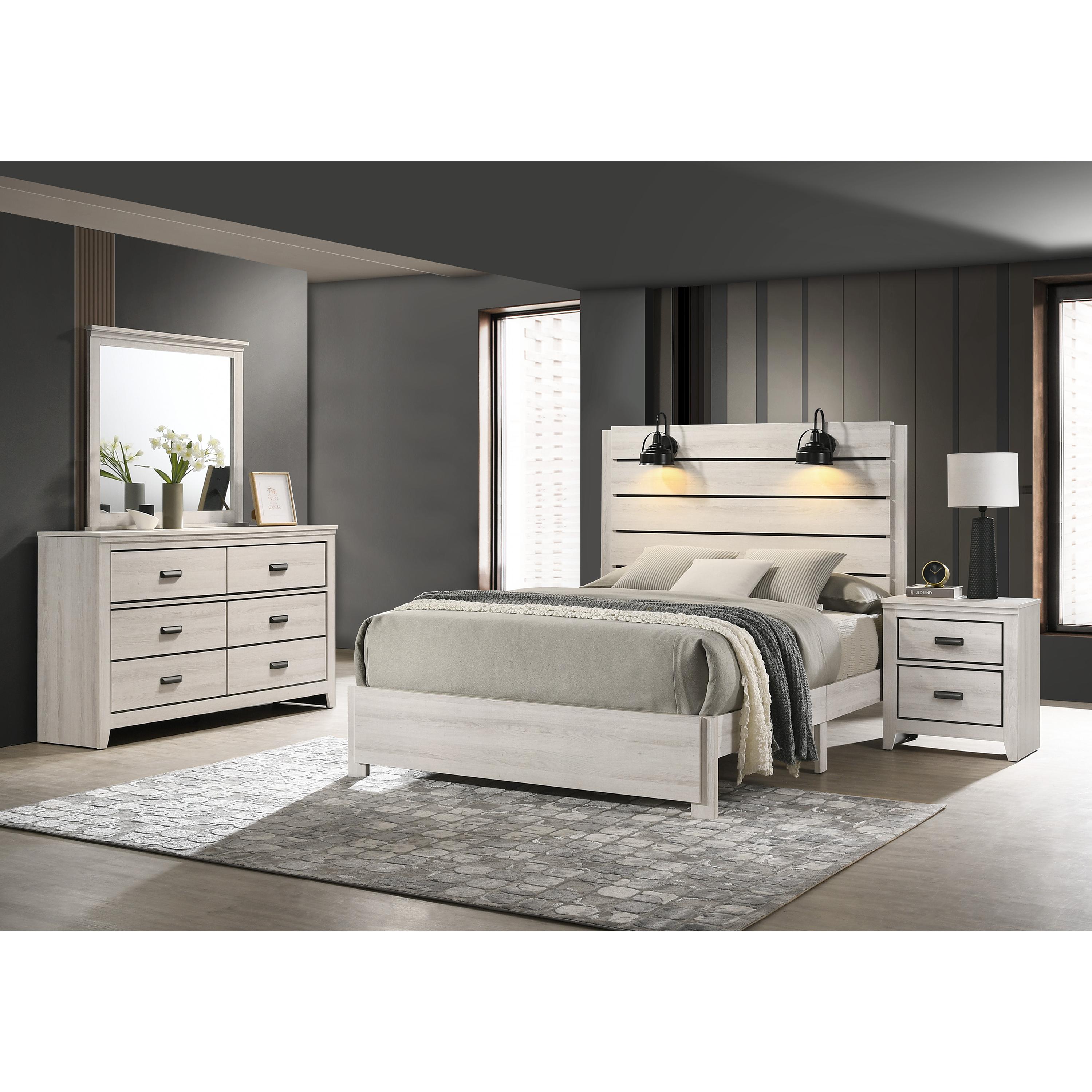 Diamond Modern Furniture CM Carter 2-Drawer Nightstand B6810-2 IMAGE 4