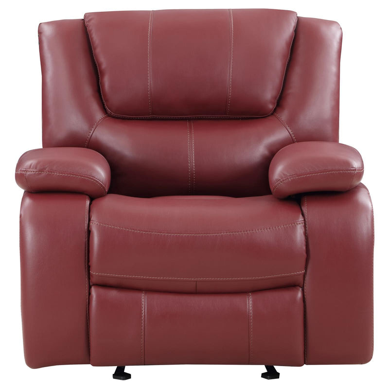 Coaster Furniture Camila Glider Leatherette Recliner 610243 IMAGE 4