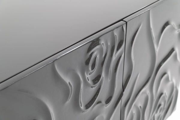 Modrest Gwen - Modern Grey High Gloss Buffet