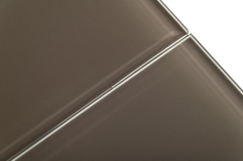 Modrest Pittson - Modern Extendable Grey Glass Dining Table
