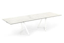 Modrest Farrell - Modern White Ceramic Extendable Dining Table