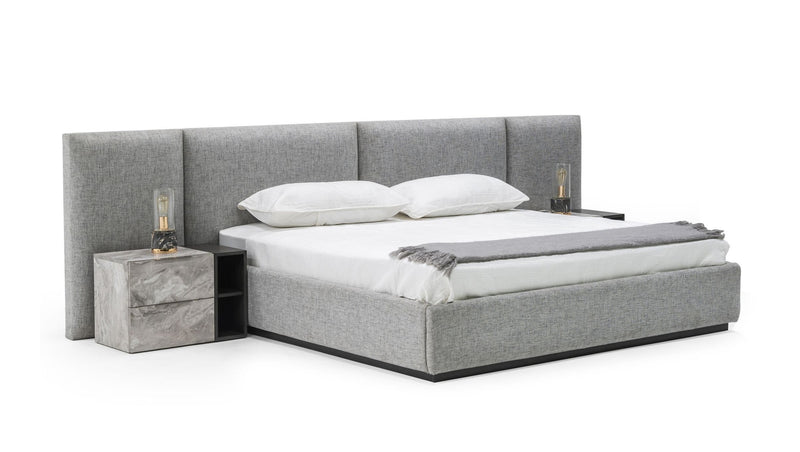 Nova Domus Maranello - Modern Grey Bed