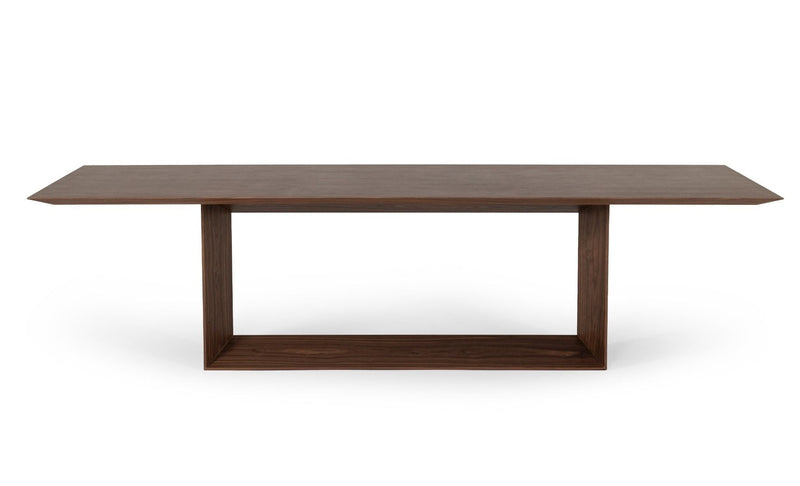 Modrest Channa - Modern Walnut Dining Table