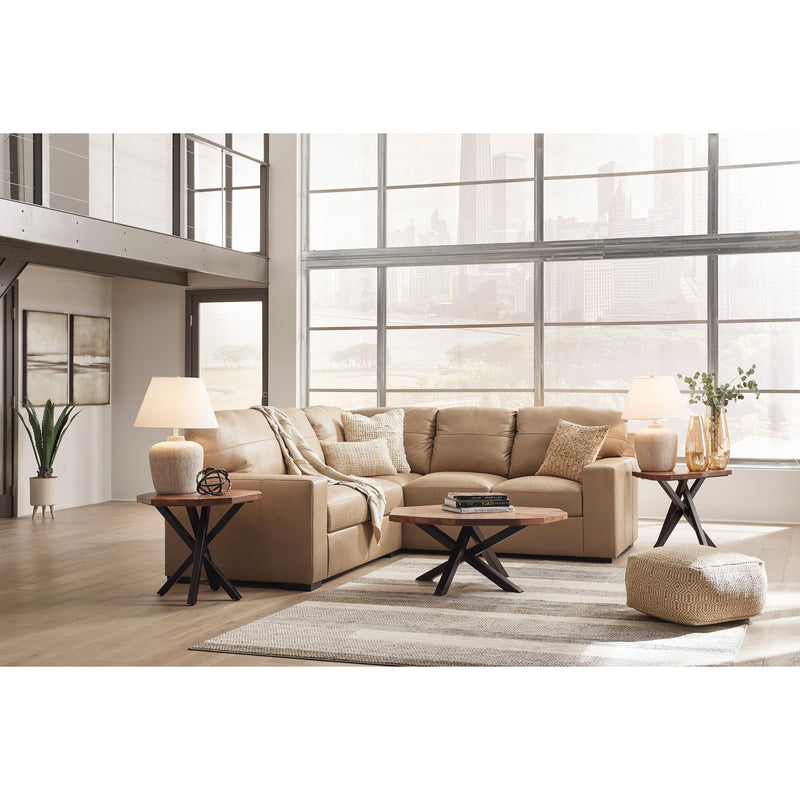 Signature Design by Ashley Bandon Leather Look 2 pc Sectional 3800655/3800649 IMAGE 4