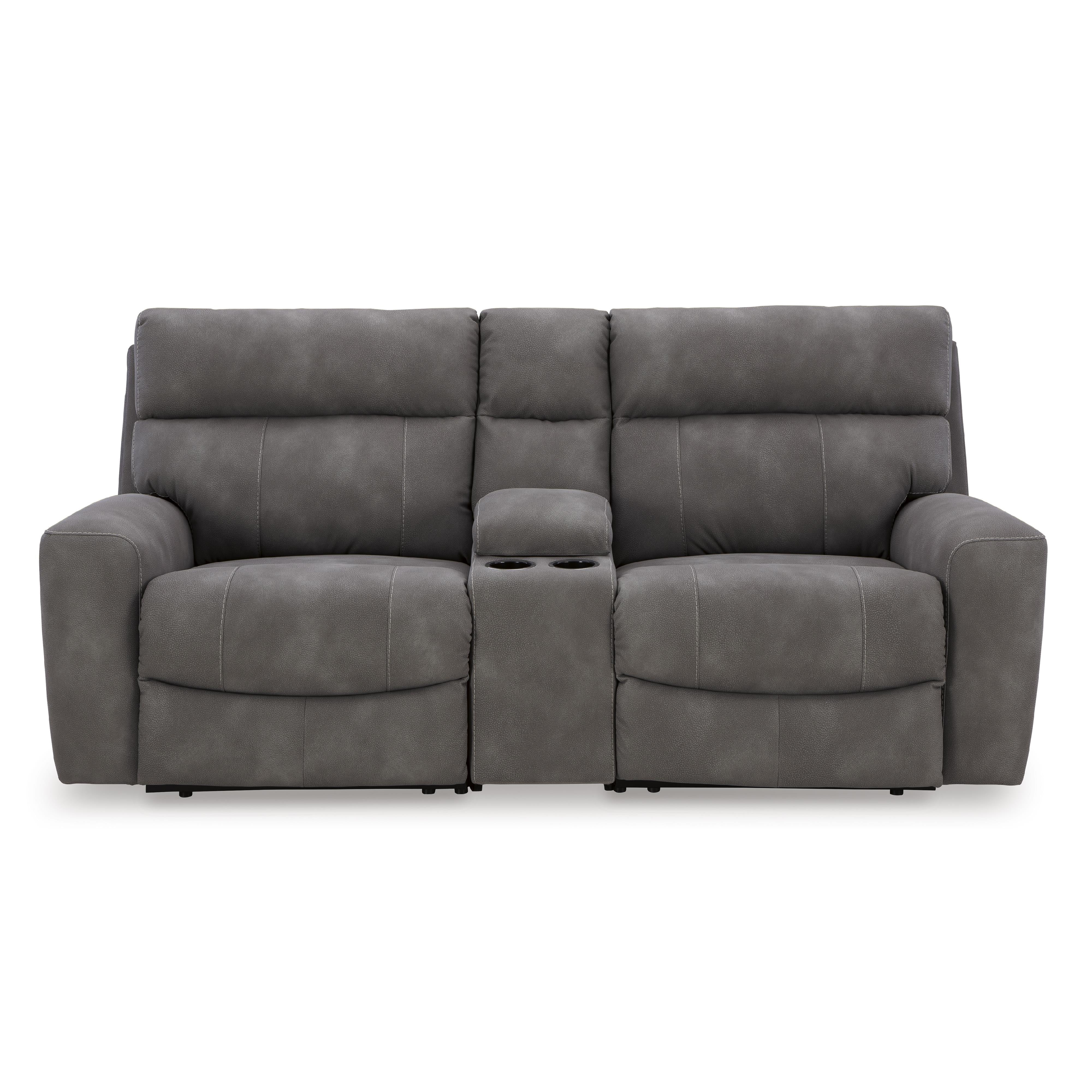 Signature Design by Ashley Next-Gen DuraPella Power Reclining Leather Look 3 pc Sectional 6100358/6100357/6100362 IMAGE 2