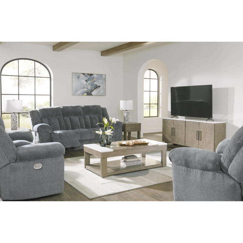 Signature Design by Ashley Tip-Off Power Reclining Fabric Loveseat with Console 6930418 IMAGE 17