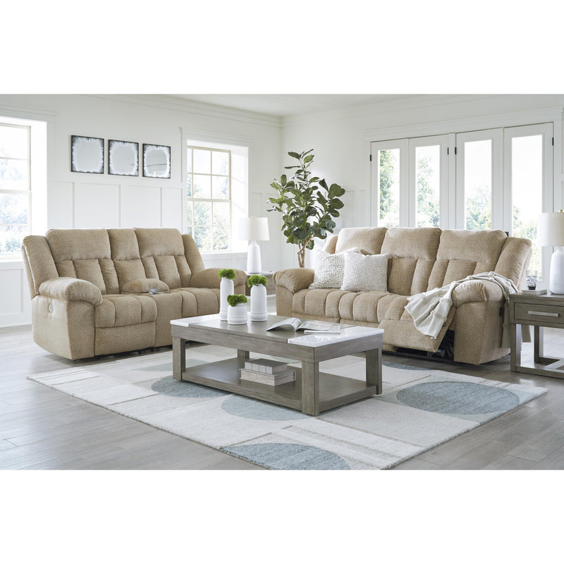 Signature Design by Ashley Tip-Off Power Reclining Fabric Loveseat with Console 6930518 IMAGE 15