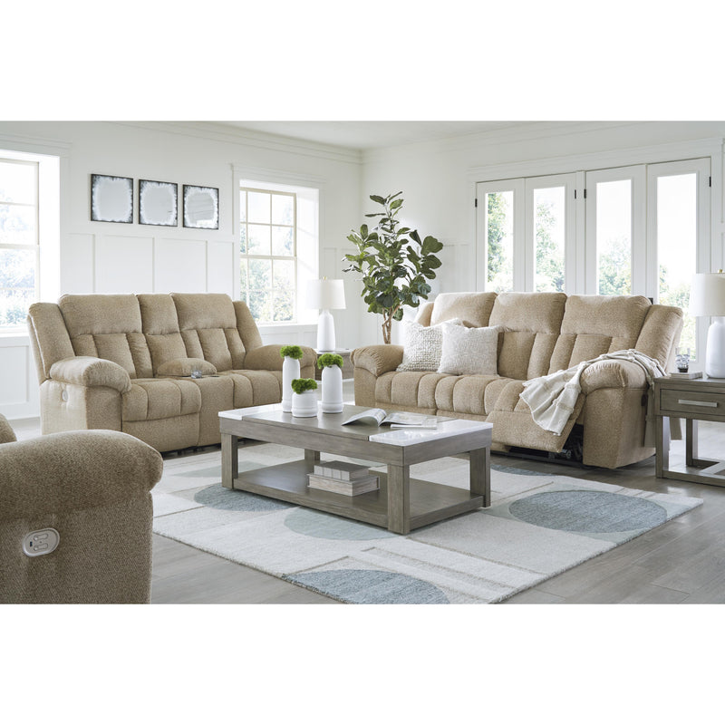 Signature Design by Ashley Tip-Off Power Reclining Fabric Loveseat with Console 6930518 IMAGE 19