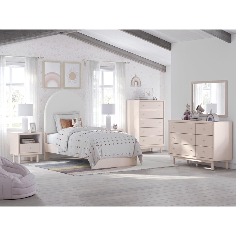 Signature Design by Ashley Wistenpine Twin Upholstered Panel Bed B1323-53/B1323-52/B1323-89/B100-11 IMAGE 9