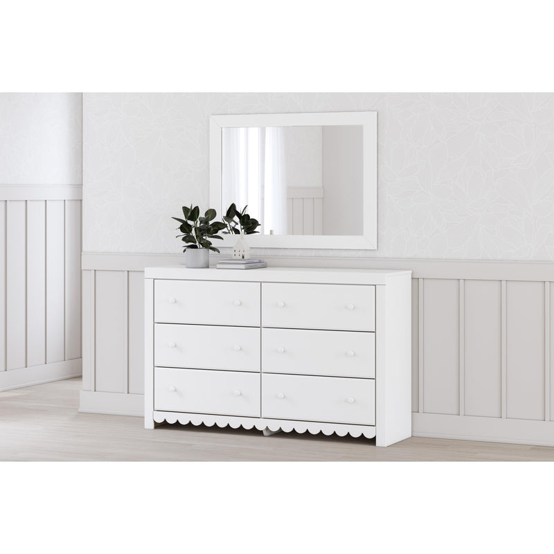 Signature Design by Ashley Mollviney 6-Drawer Dresser with Mirror B2540-31/B2540-36 IMAGE 6