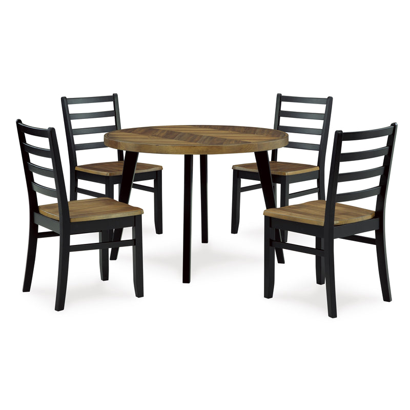 Signature Design by Ashley Blondon 5 pc Dinette D413-225 IMAGE 1