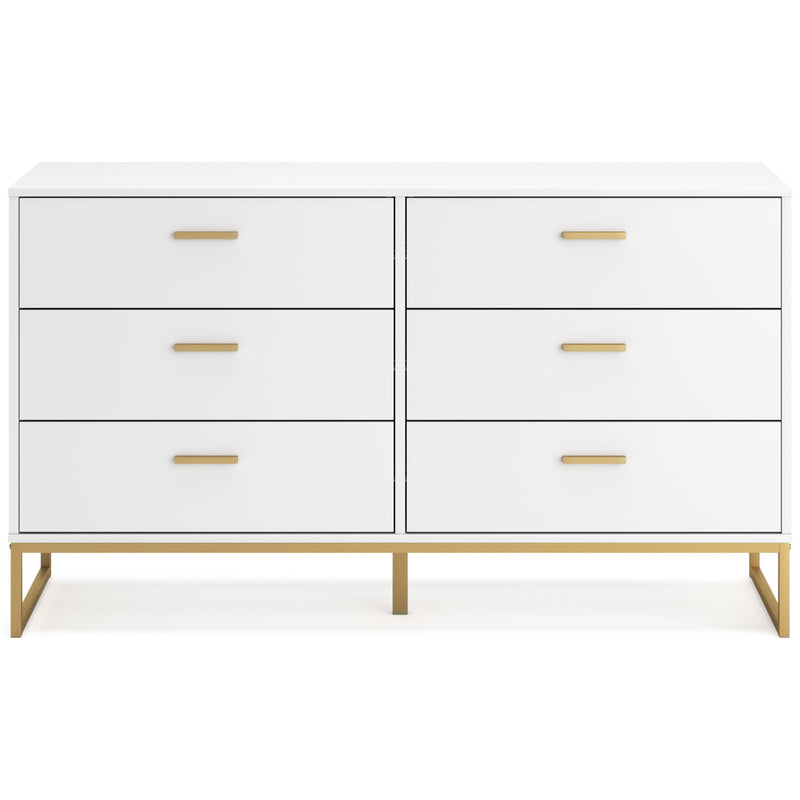 Diamond Modern Furniture Exclusive Design Socalle 6-Drawer Dresser EB1867-231 IMAGE 3