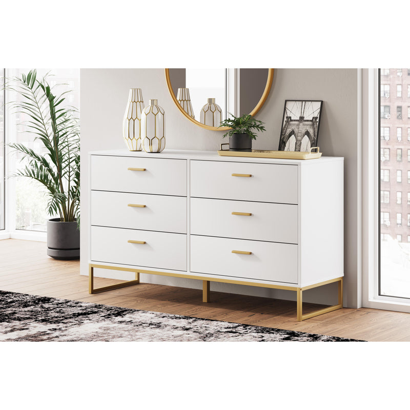 Diamond Modern Furniture Exclusive Design Socalle 6-Drawer Dresser EB1867-231 IMAGE 7