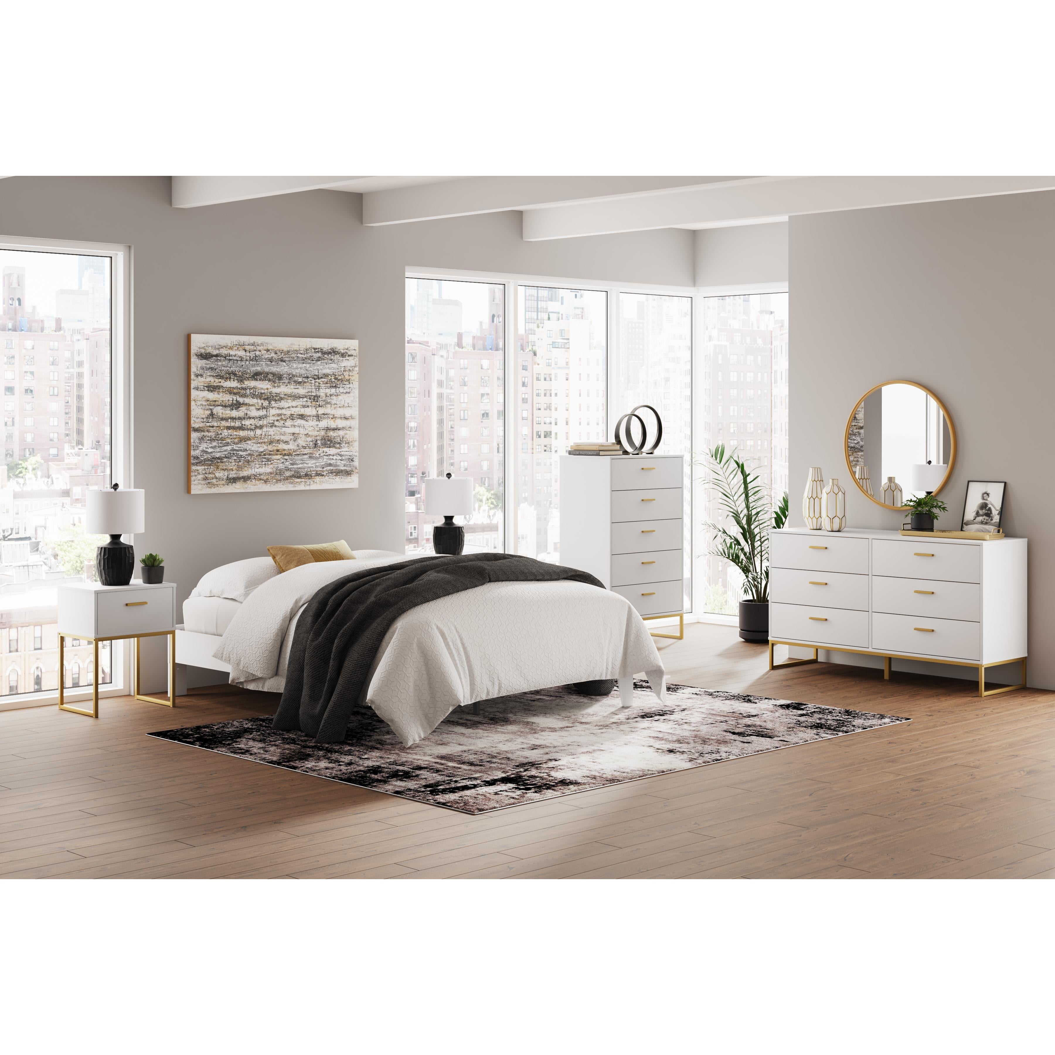 Diamond Modern Furniture Exclusive Design Socalle 5-Drawer Chest EB1867-245 IMAGE 11