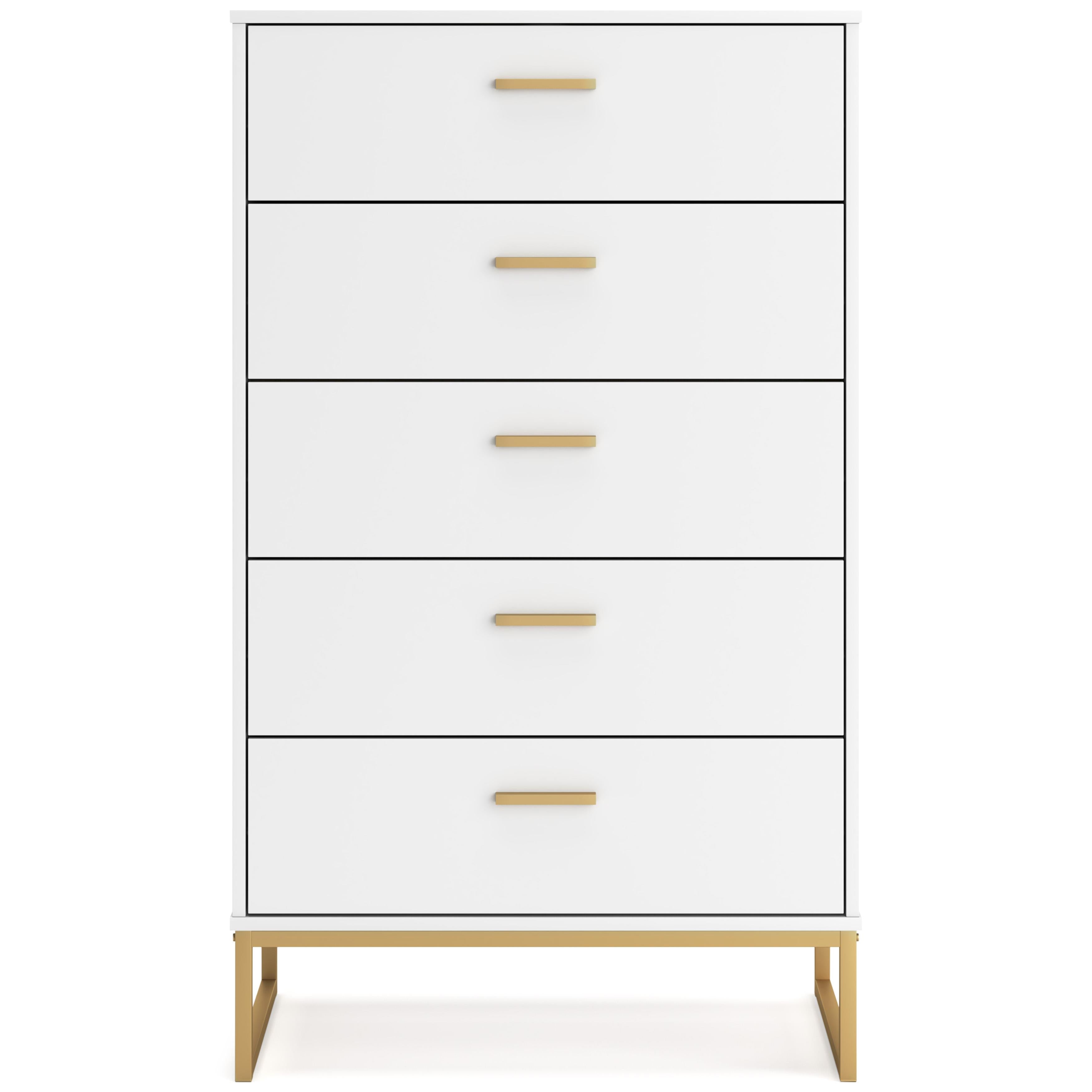 Diamond Modern Furniture Exclusive Design Socalle 5-Drawer Chest EB1867-245 IMAGE 3