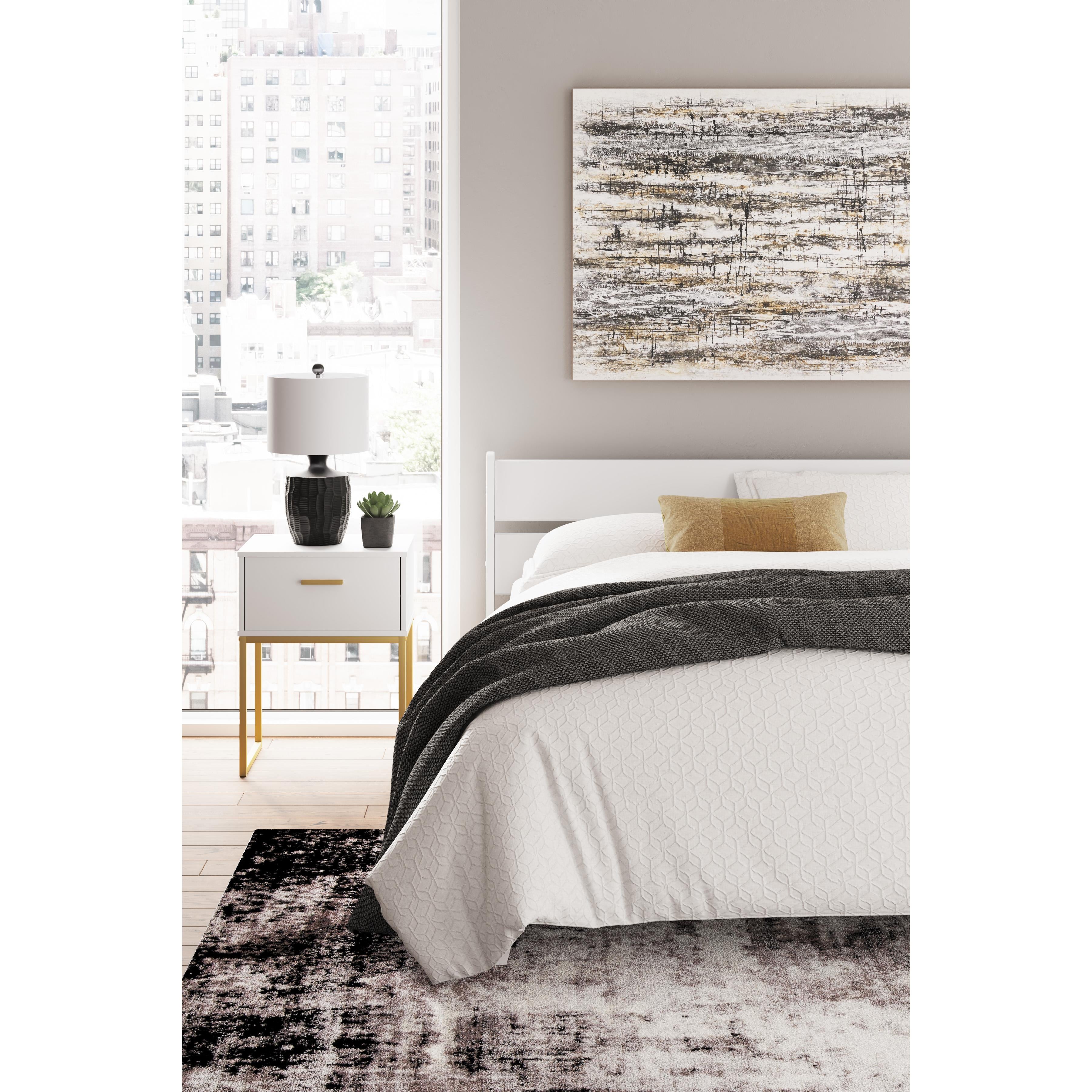 Diamond Modern Furniture Exclusive Design Socalle 1-Drawer Nightstand EB1867-291 IMAGE 17