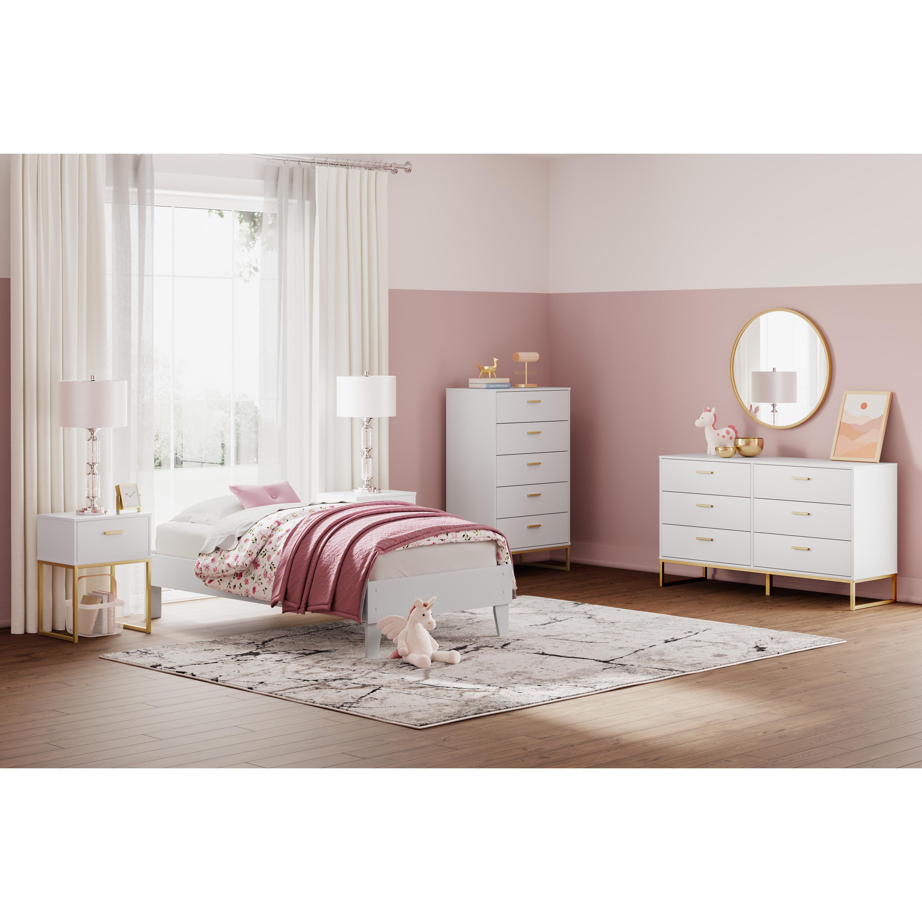 Diamond Modern Furniture Exclusive Design Socalle 1-Drawer Nightstand EB1867-291 IMAGE 8
