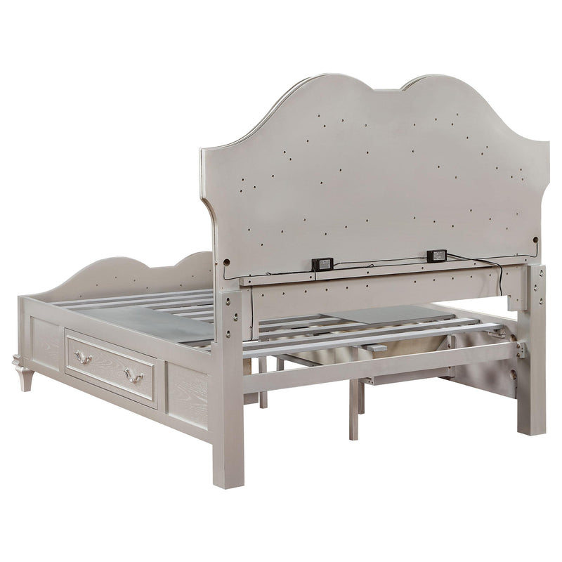 Coaster Furniture Evangeline California King Upholstered Panel Bed with Storage 223390KW IMAGE 5