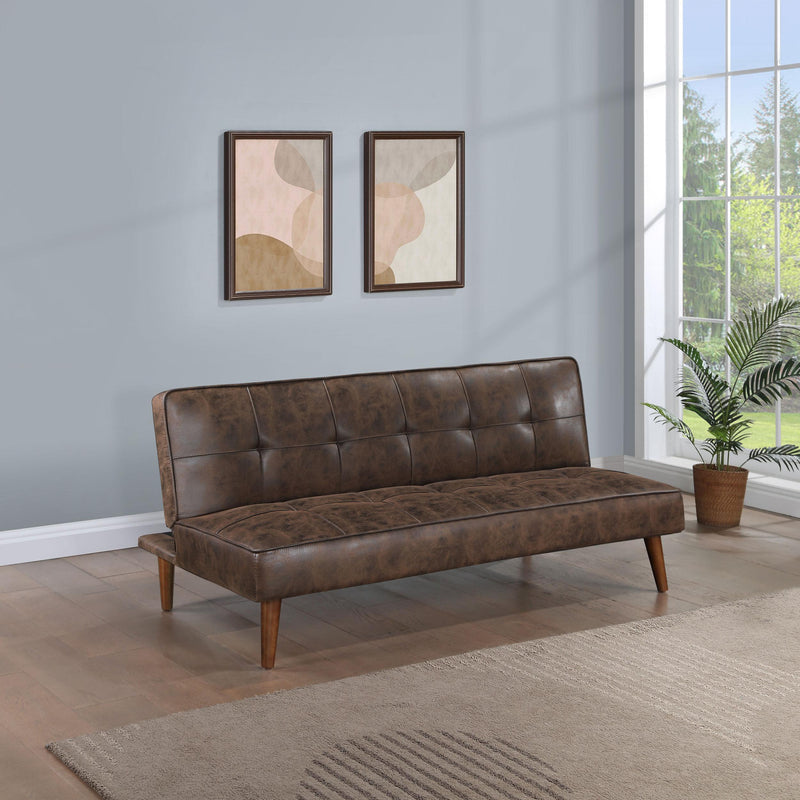 Diamond Modern Furniture Exclusive Jenson Leather Look Sofabed 360237 IMAGE 2