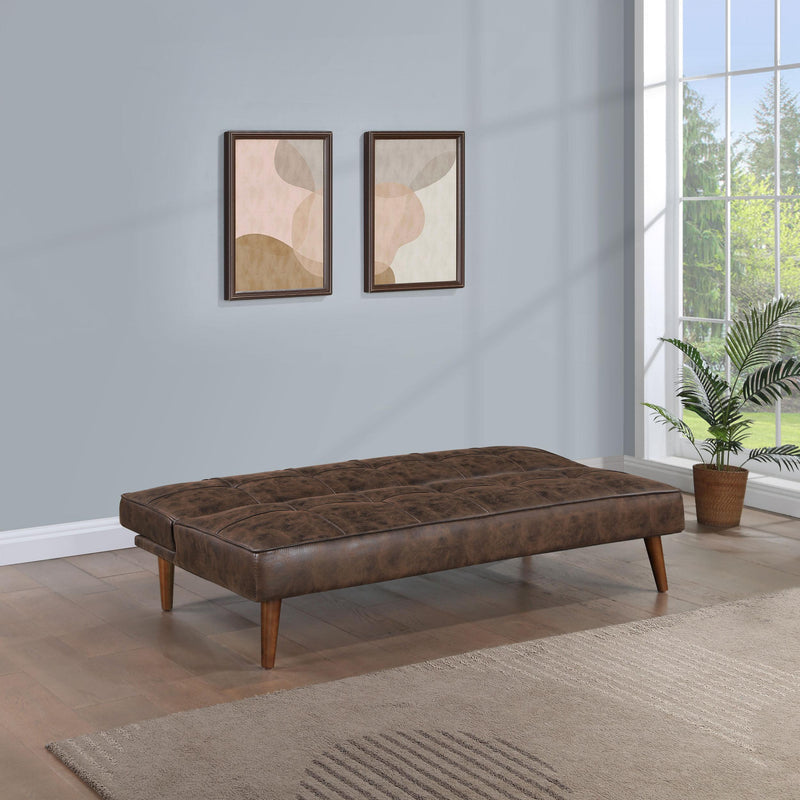 Diamond Modern Furniture Exclusive Jenson Leather Look Sofabed 360237 IMAGE 3