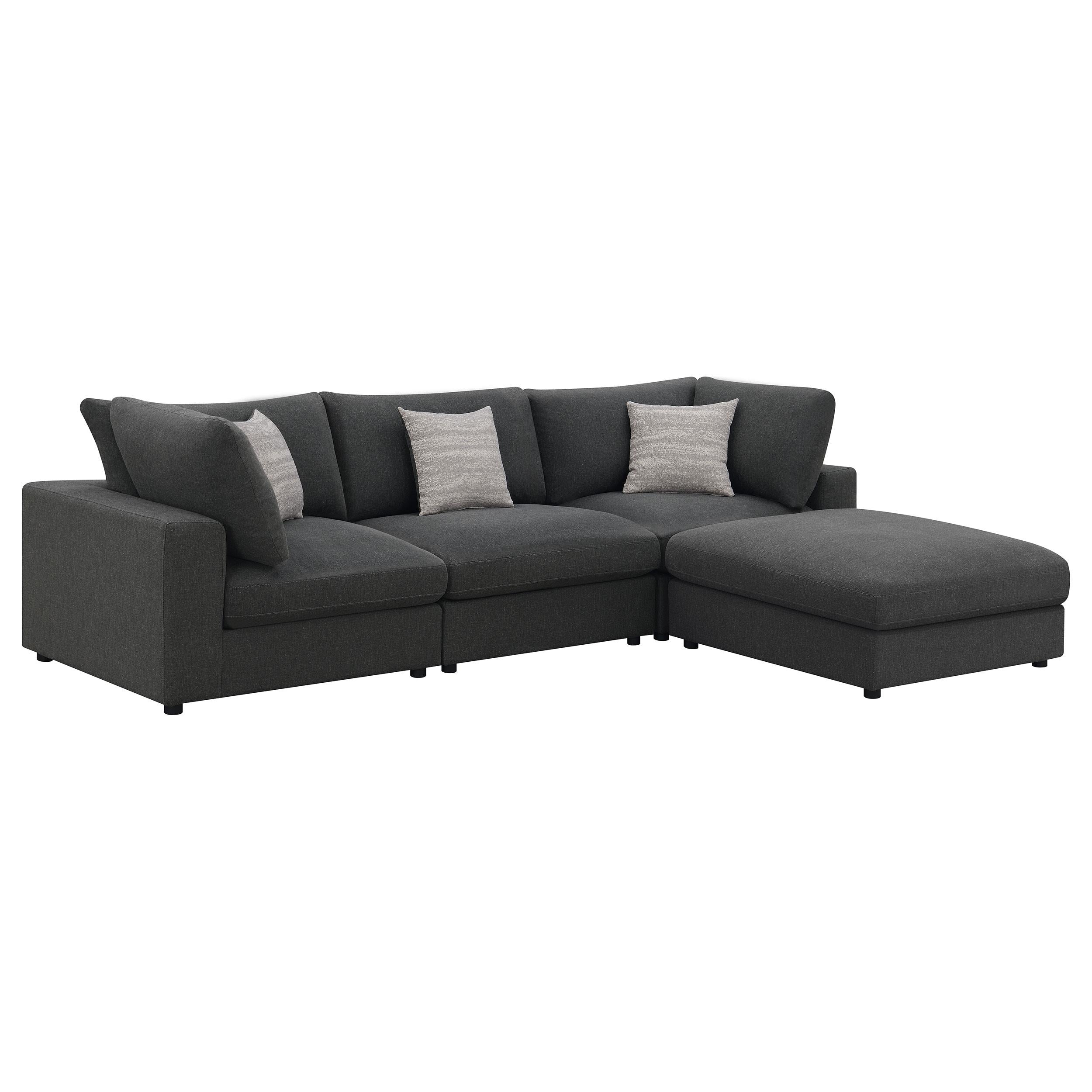 Coaster Furniture Serene Fabric 4 pc Sectional 551324-SETB IMAGE 1