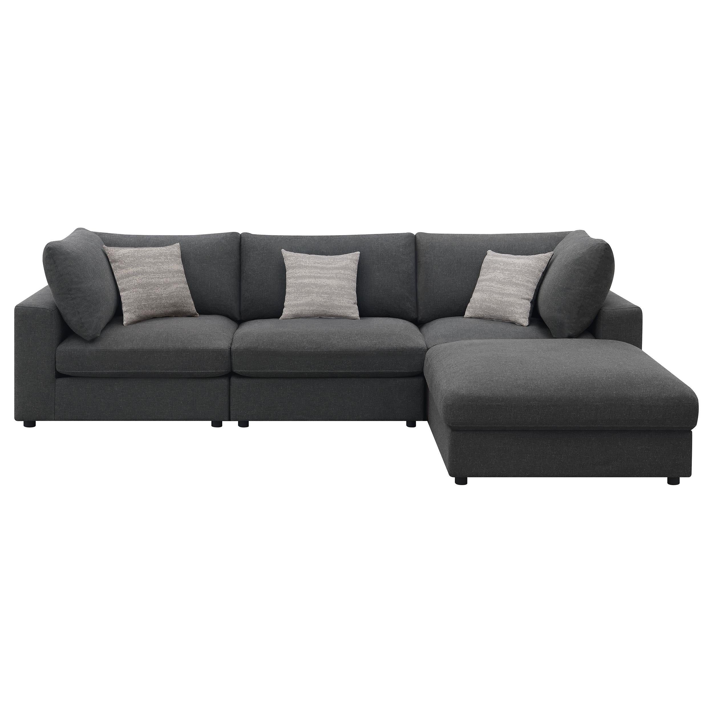 Coaster Furniture Serene Fabric 4 pc Sectional 551324-SETB IMAGE 2