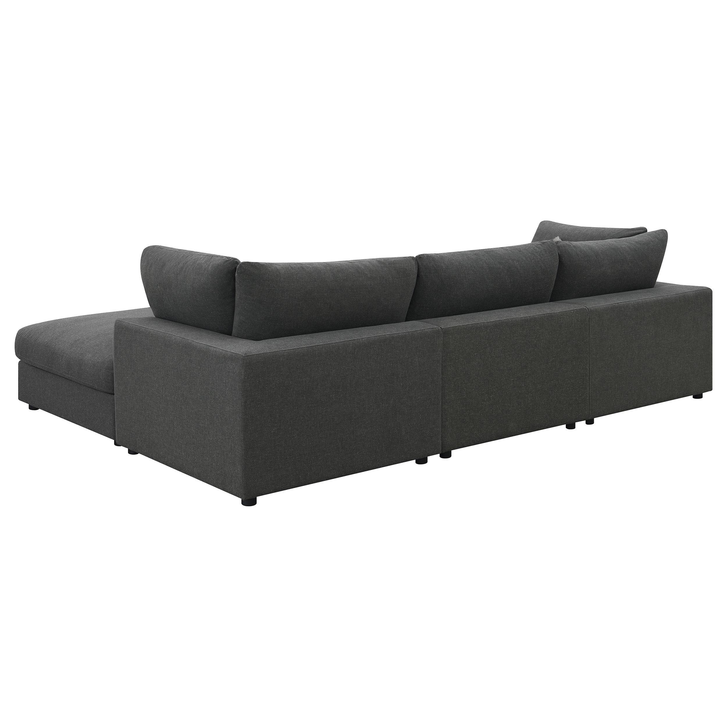 Coaster Furniture Serene Fabric 4 pc Sectional 551324-SETB IMAGE 3