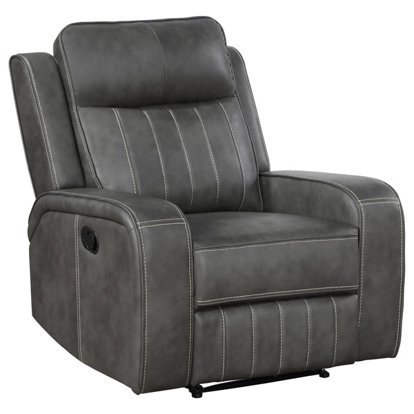 Coaster Furniture Raelynn Leatherette Recliner 603193 IMAGE 1