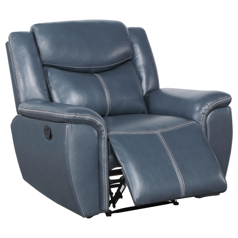 Coaster Furniture Sloane Leather Look Recliner 610273 IMAGE 3