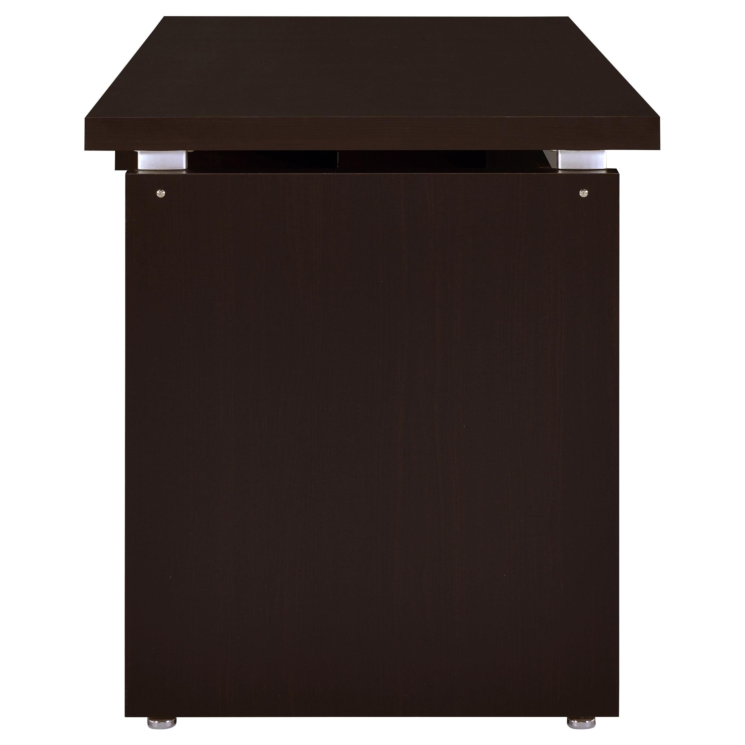 Coaster Furniture Skylar 800891L Engineered Wood L-Shape Computer Desk - Cappuccino IMAGE 5
