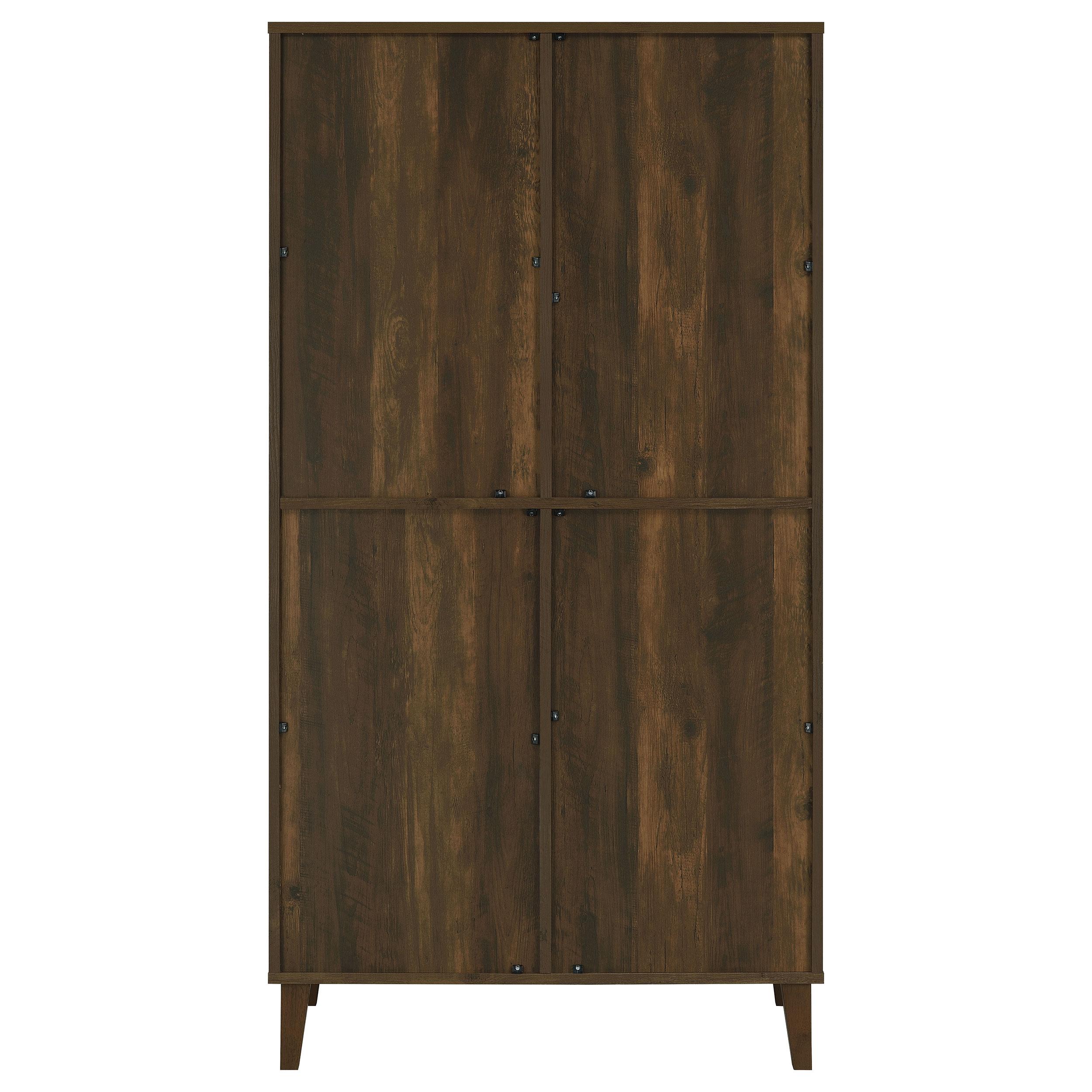 Coaster Furniture Elouise 950335 4-Door Engineered Wood Tall Accent Cabinet - Dark Pine IMAGE 7