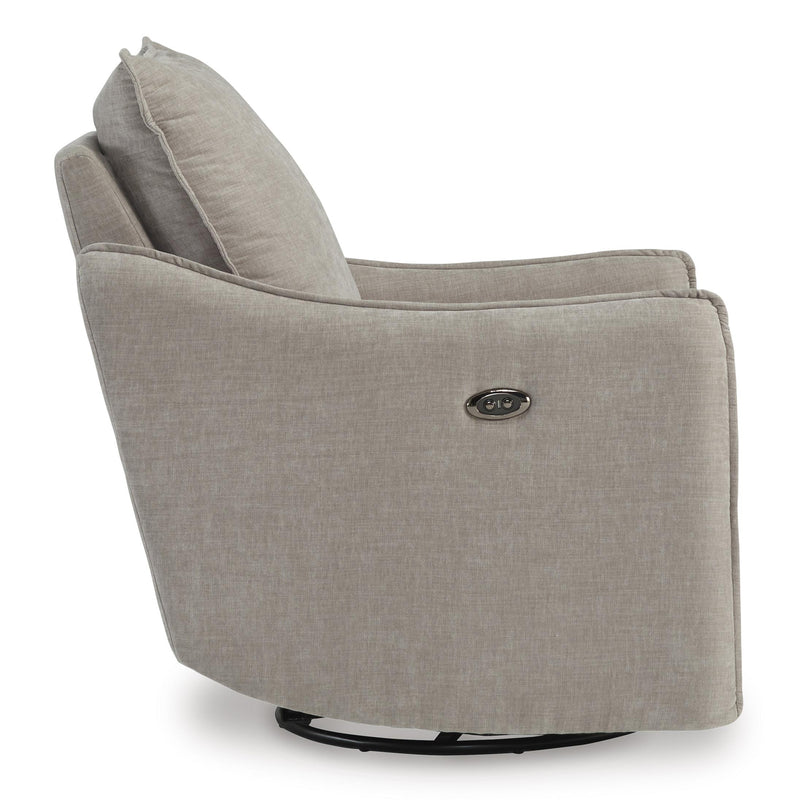 Signature Design by Ashley McBurg Power Swivel Fabric Recliner 4480228 IMAGE 4