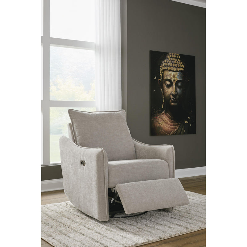 Signature Design by Ashley McBurg Power Swivel Fabric Recliner 4480228 IMAGE 8