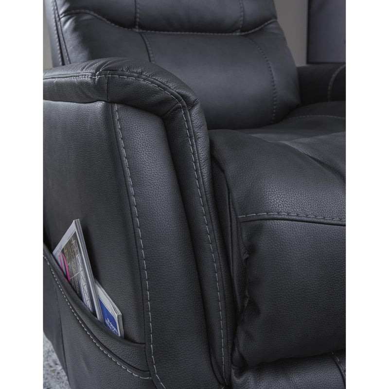 Signature Design by Ashley Strawbill Power Leather Look Recliner 6391012 IMAGE 12