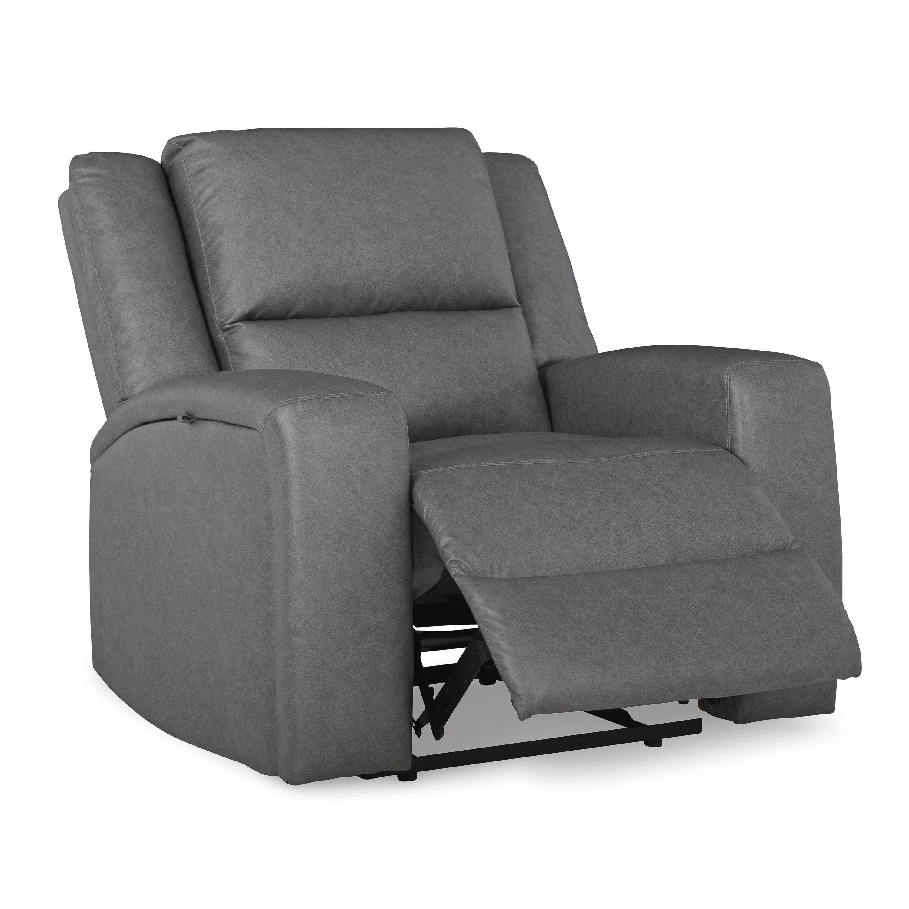 Benchcraft Brixworth Leather Look Recliner with Wall Recline 6910629 IMAGE 2