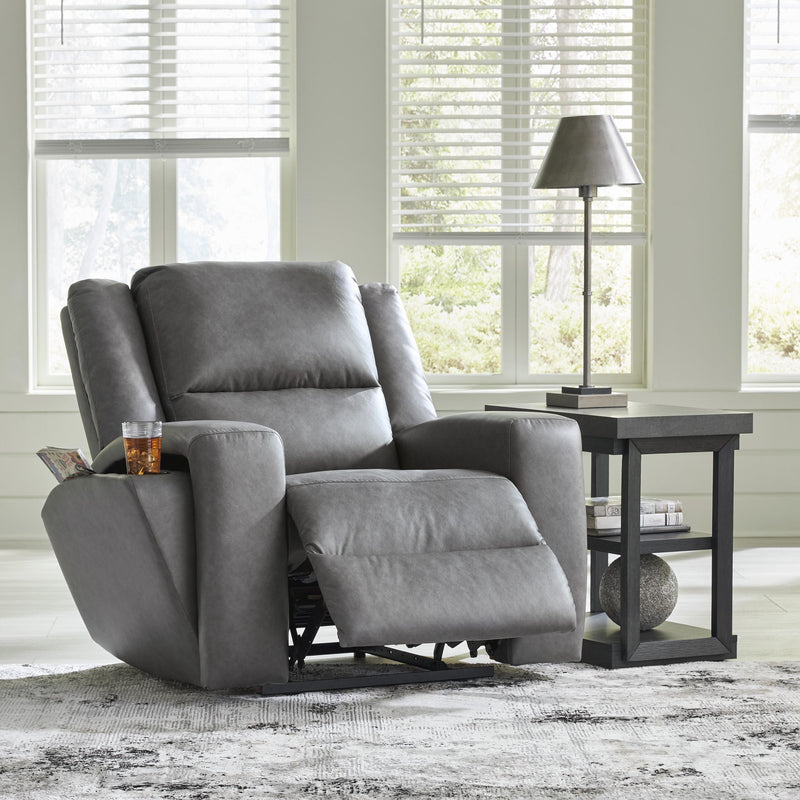 Benchcraft Brixworth Leather Look Recliner with Wall Recline 6910629 IMAGE 9