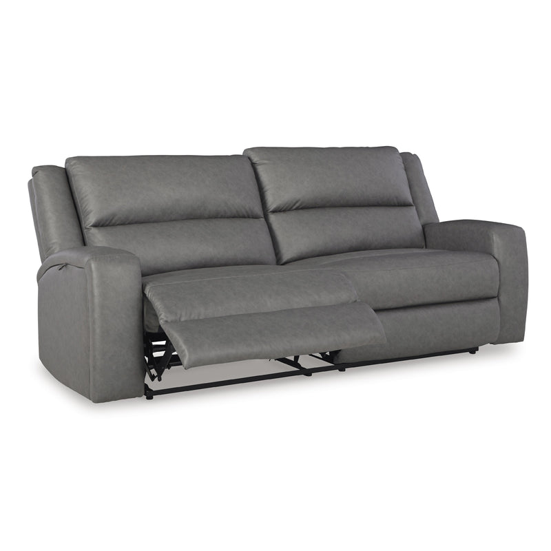 Benchcraft Brixworth Reclining Leather Look Sofa 6910681 IMAGE 1