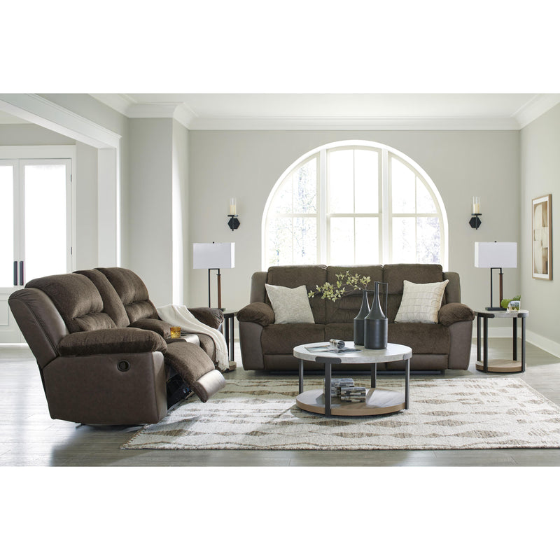 Benchcraft Dorman Reclining Fabric and Leather Look Sofa 9460888 IMAGE 10