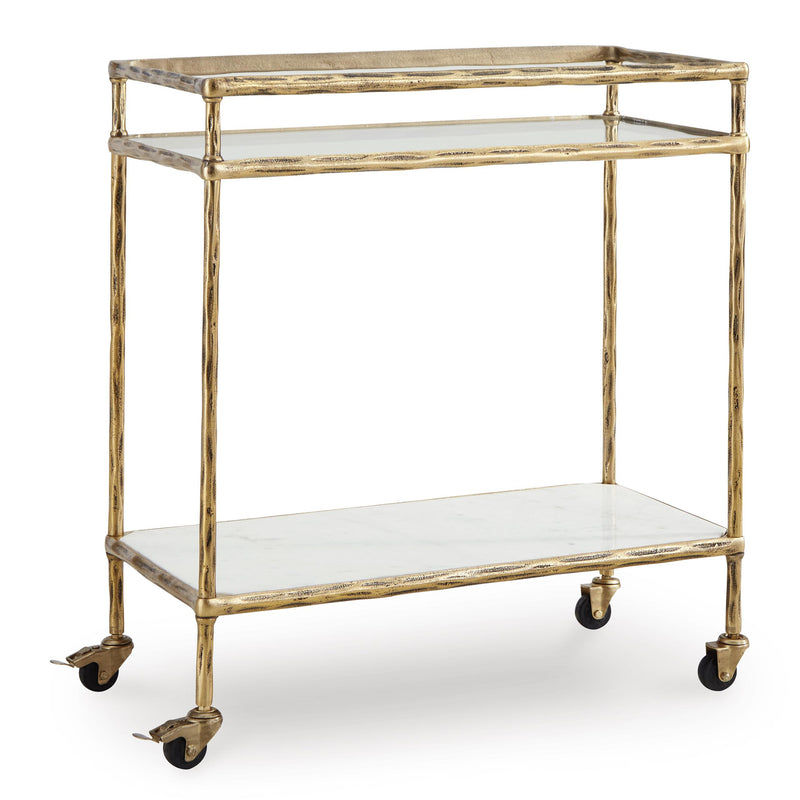 Signature Design by Ashley Plattfield A4000625 Bar Cart IMAGE 1