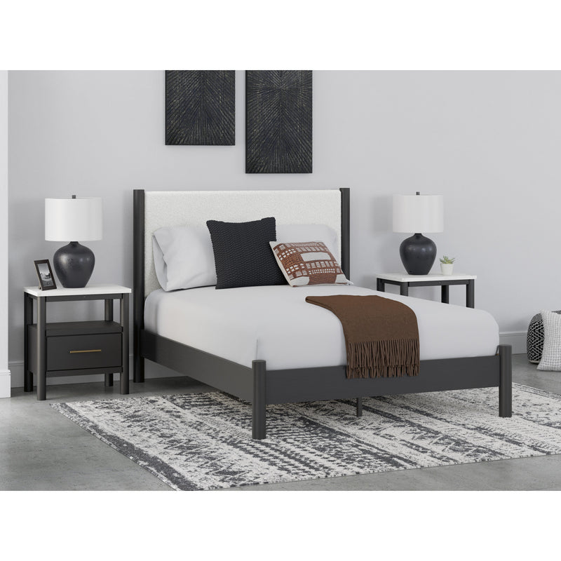 Signature Design by Ashley Cadmori Queen Upholstered Panel Bed B2616-57/B2616-54/B100-13 IMAGE 5