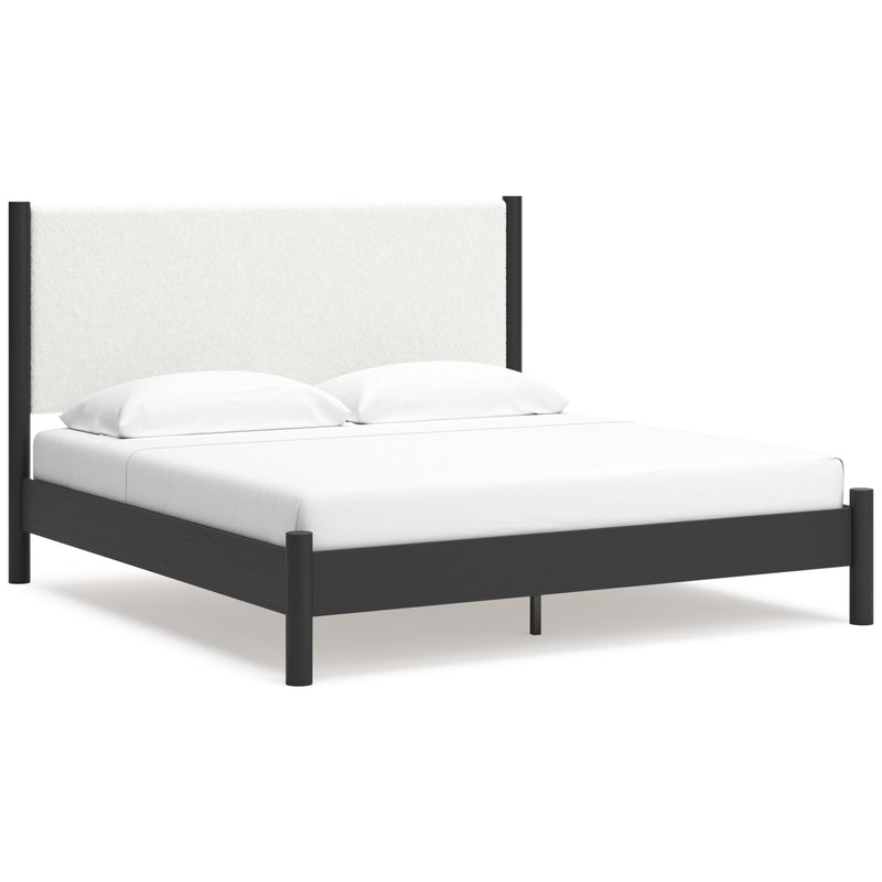 Signature Design by Ashley Cadmori King Upholstered Panel Bed B2616-58/B2616-56/B100-14 IMAGE 1