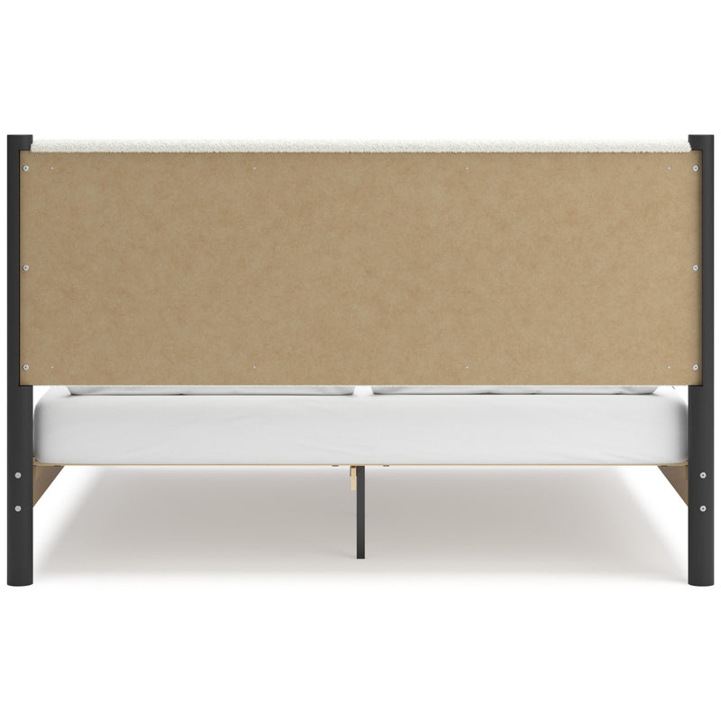 Signature Design by Ashley Cadmori King Upholstered Panel Bed B2616-58/B2616-56/B100-14 IMAGE 4